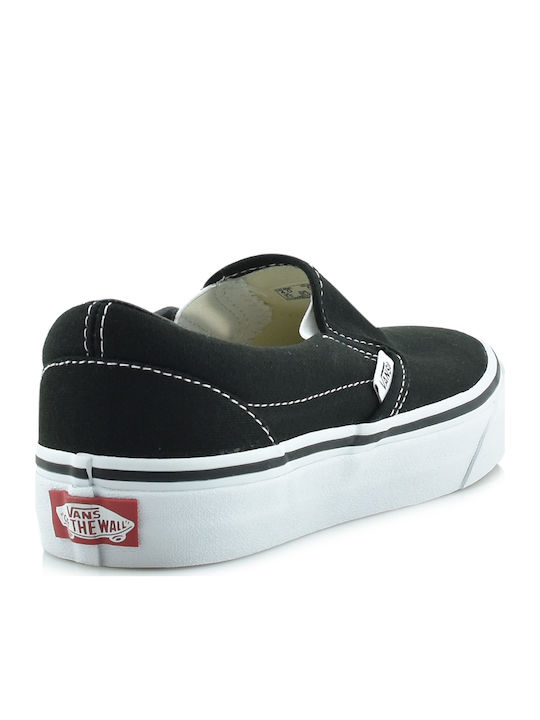 Men's Canvas Slip-Ons Black