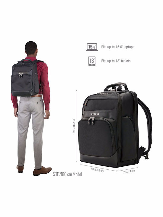 Everki Onyx Waterproof Backpack Backpack for 15.6" Laptop Black