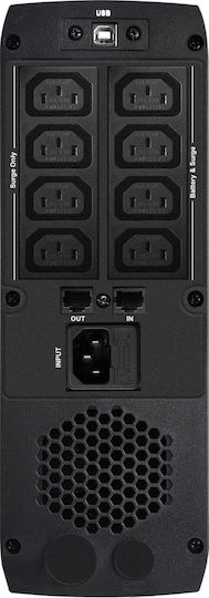 Powerwalker VI 1500 CSW IEC UPS Line-Interactive 1500VA 900W με 8 IEC Πρίζες