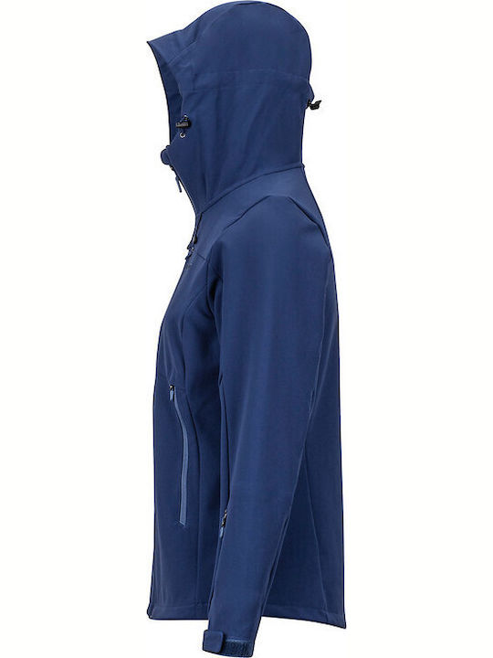 Moblis Softshell Γυναικείο Μπουφάν Navy Μπλε