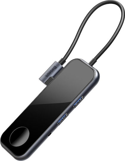 Baseus Superlative USB-C Docking Station mit HDMI 4K PD Schwarz