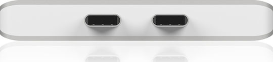 Icy Box USB-C dublu Stație de andocare cu HDMI 4K PD Argintiu (IB-DK4030-2C)