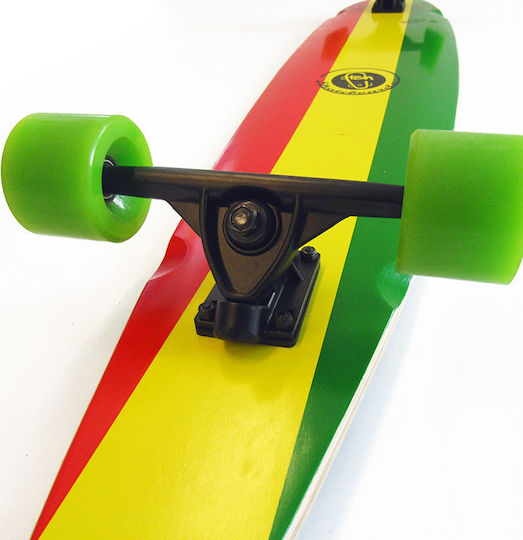 Fish Skateboards Reggae CA 10" Complete Longboard Πολύχρωμο