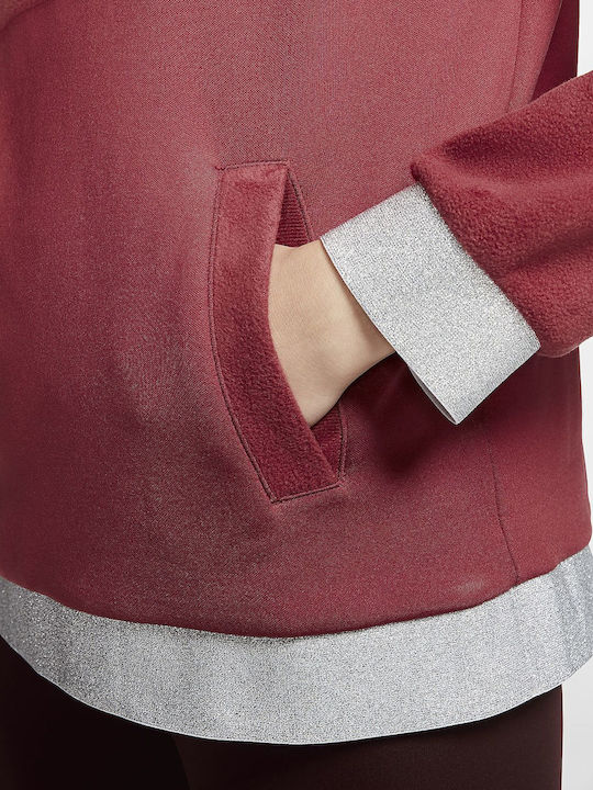 Dri-FIT Icon Clash Women's Sweatshirt with Hood Cedar