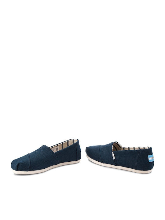 Classic Alpargatas Heritage Women's Fabric Espadrilles Navy Blue
