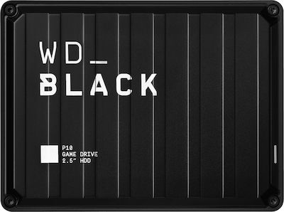 Western Digital Black P10 Game USB 3.2 Εξωτερικός HDD 5TB 2.5" Μαύρο