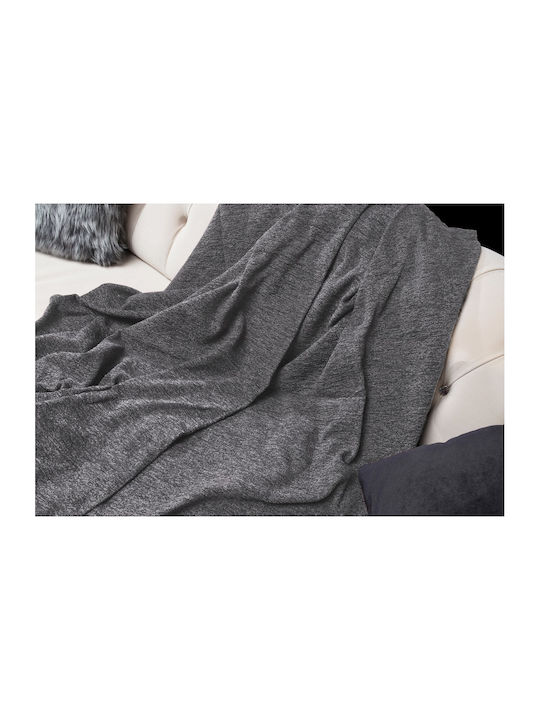 Mc Decor 278 Ριχτάρι Διθέσιου Καναπέ Chenille 180x250εκ. Grey