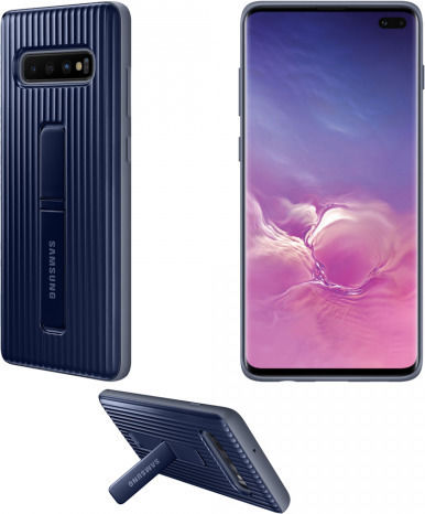 Samsung Задна корица Пластмаса Син (Galaxy S10+)