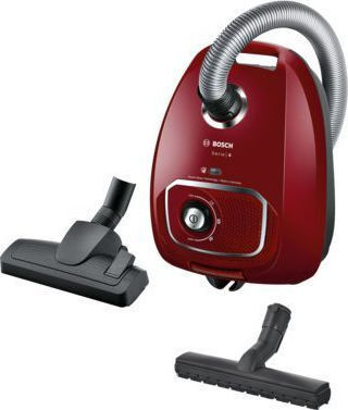 Bosch BGLS4X201 Aspirator 600W cu sac 4lt Roșie
