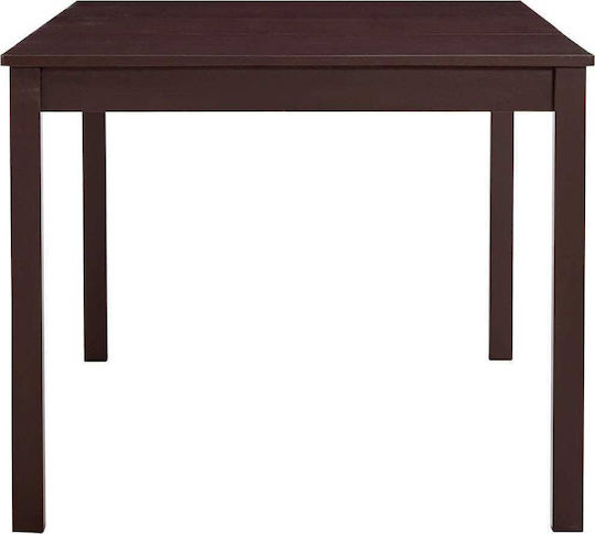 Τραπέζι Τραπεζαρίας από Μασίφ Ξύλο Wenge 180x90x73εκ.