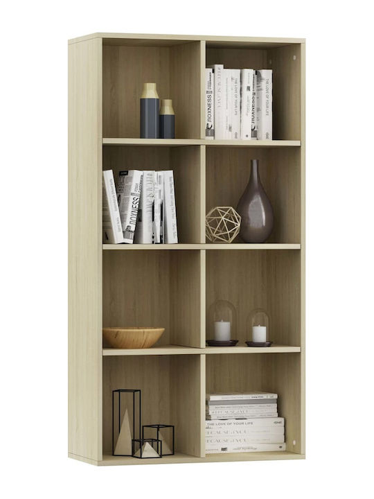 Bookcase Sonoma Oak 66x30x130cm