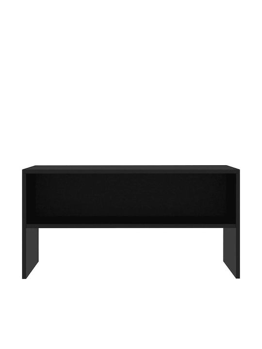 Particle Board TV Furniture Black L80xW40xH40cm