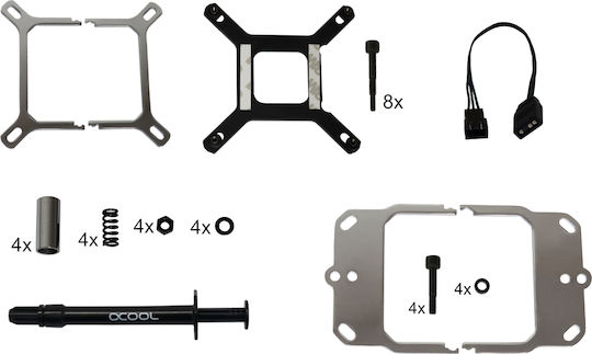 Alphacool Eisblock XPX Aurora Edge - Plexi RGB CPU Water Block Μπλε