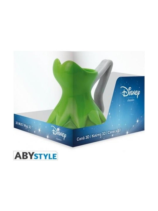 Abysse Peter Pan & Tinkerbell 3D Tasse Keramik Grün 300ml 1Stück