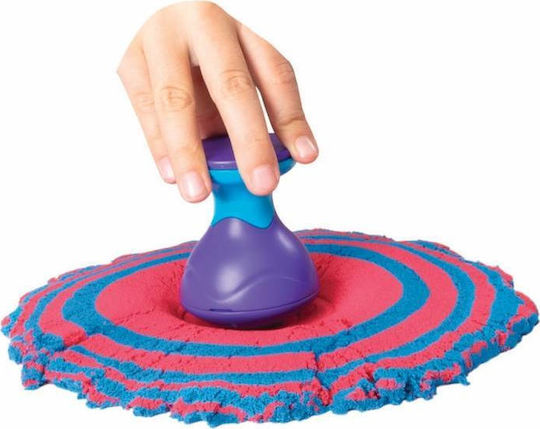 Spin Master Построителна игра с пясък Kinetic Sand Sandisfying Set за деца на възраст 3++ години