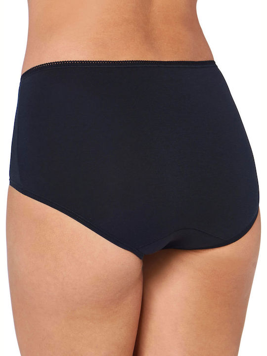 24/7 Midi Βαμβακερά Ψηλόμεσα Γυναικεία Boxer 3Pack Μαύρα