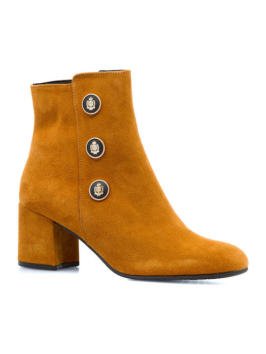 New Matic 400D Suede Women's Ankle Boots Yellow