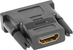 Lanberg Μετατροπέας DVI-D male σε HDMI female 1τμχ AD-0010-BK