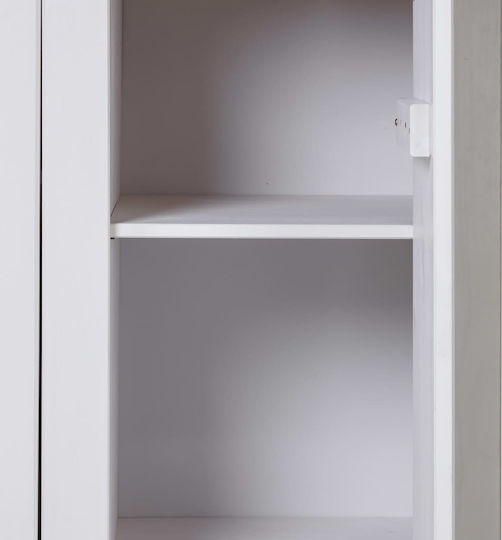 Panama Dreifachtür Kleiderschrank Weiß 118x50x171.5cm