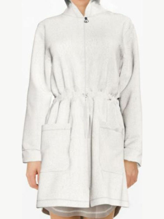 Vamp Winter Women's Fleece Robe White