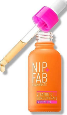 Nip+Fab Illuminate Serum Față cu Vitamina C pentru Strălucire 30ml