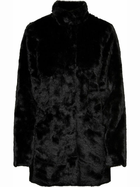 Women's Short Fur Black