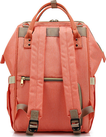 Τσάντα-Αλλαξιέρα Πλάτης Gabesy Bolsa Orange 27x21x42εκ.