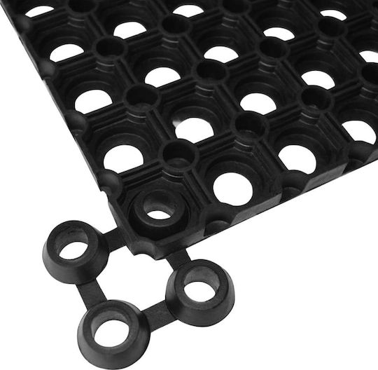 vidaXL Fußmatten Rutschfest aus Gummi 5τμχ 60x40cm 5Stück