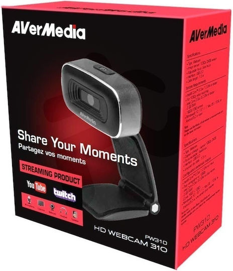 AVerMedia PW310 Web Camera Full HD 1080p