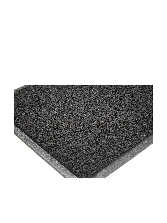 Eurofil Carpet with Non-Slip Underside Doormat Luxor Μαύρο 40x60εκ. 12mm Thickness