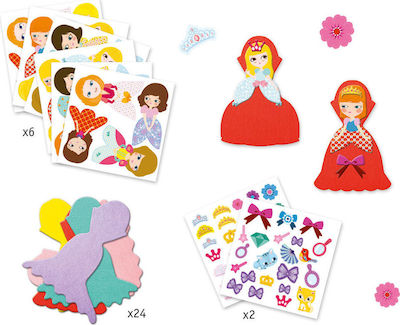 Djeco Stickers Ντύνω Πριγκίπισσα for Children 3++ Years