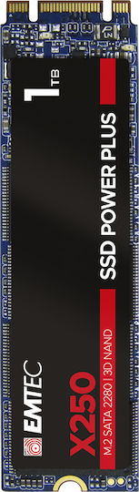 Emtec X250 SSD 1TB M.2 Type with SATA III Connection ECSSD1TX250
