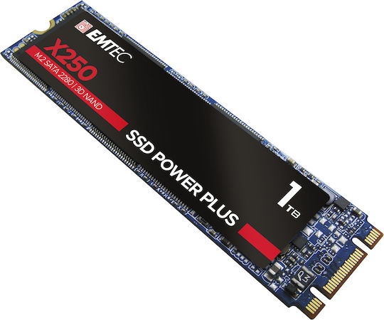 Emtec X250 SSD 1TB M.2 Type with SATA III Connection ECSSD1TX250