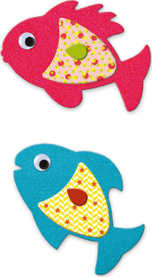 Djeco Stickers Dress Up Fish for Children 3+ Years