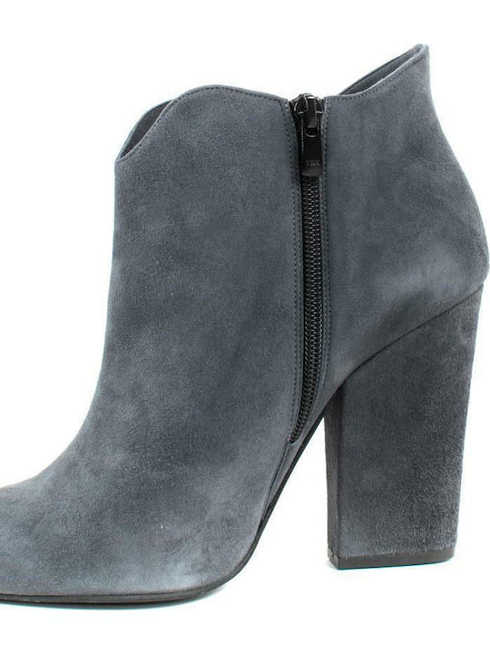 Mourtzi Suede Women's Ankle Boots Gray