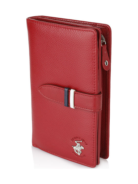 Large Leather Women's Wallet Classic Red