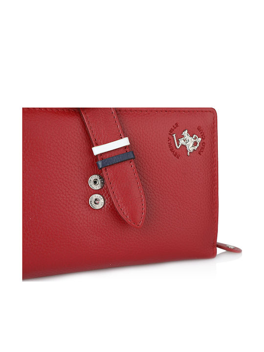 Large Leather Women's Wallet Classic Red