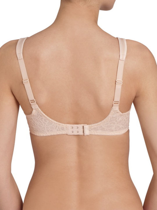 Comfort Minimizer Minimizer Bra without Padding Underwire Beige