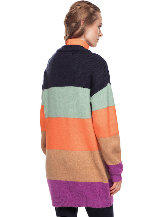 Tom Tailor Women's Long Sleeve Sweater Turtleneck Multicolour 1014728-20589