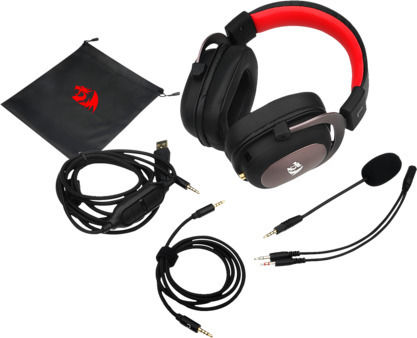 Redragon H510 Zeus Over Ear Gaming Headset cu conexiune 3,5mm / USB Negru