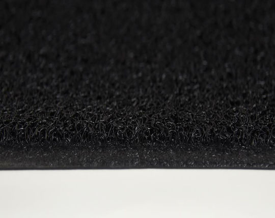 Eurofil Fußmatte Teppich mit rutschfester Unterlage Luxor Black 60x90cm Dicke 12mm