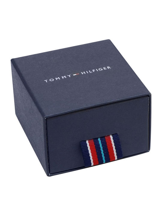 Tommy Hilfiger Μανικετόκουμπα από Ατσάλι σε Ασημί Χρώμα