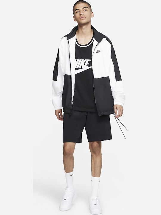 Sportswear Club Αθλητική Ανδρική Βερμούδα Μαύρη
