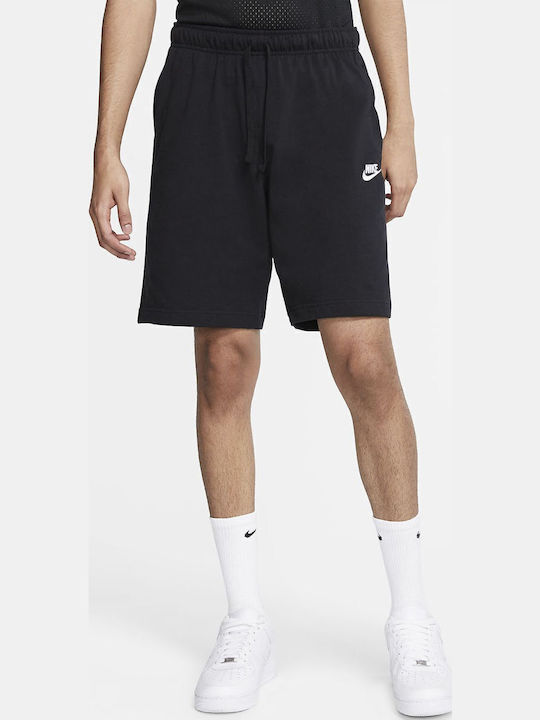 Sportswear Club Αθλητική Ανδρική Βερμούδα Μαύρη