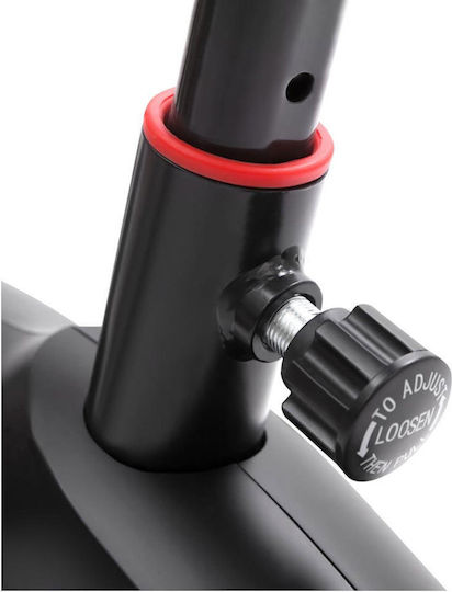 Spokey Griffin Upright Exercise Bike Magnetic with Wheels