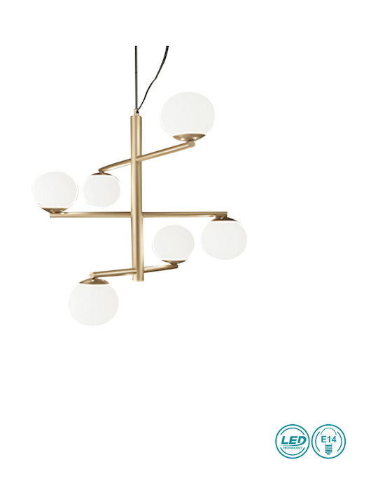 Ondaluce So.Gizah/Oro Pendant Light LED with Warm White Light Gold SO.GIZAH/ORO