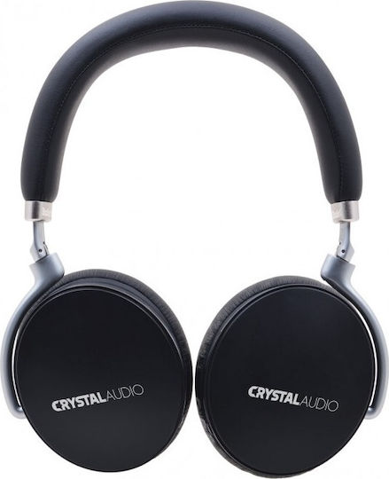 Crystal Audio Studio1K Wireless / Wired Over Ear Headphones with 20 hours of Operation Black