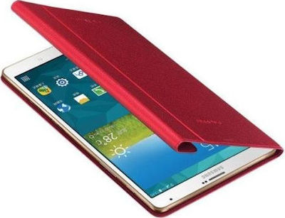 Samsung Cover Klappdeckel Synthetisches Leder Rot (Galaxy Tab S 8.4) EF-BT700BREGWW