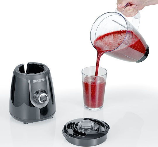 Severin SM 3707 Μπλέντερ με Γυάλινη Κανάτα 1.5 lt 600W Μαύρο