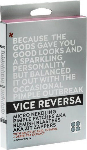 Vice Reversa Micro Needling Pimple Patches aka Blemish Blasters aka Zit Zappers Gesichtsmaske für das Gesicht für Anti-Aging 8Stück